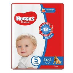 Набор подгузников Huggies Classic 5 (11-25 кг), 80 шт. (2 уп. по 40 шт.)