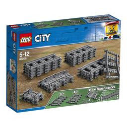 Конструктор LEGO City Рейки, 20 деталей (60205)