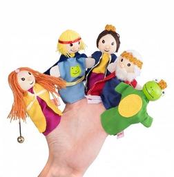 Набор кукол для пальчикового театра Goki Царевна Лягушка, 5 шт. (51899G)