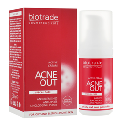 Крем для обличчя Biotrade Acne Out проти вугрового висипання, 30 мл (3800221840266)