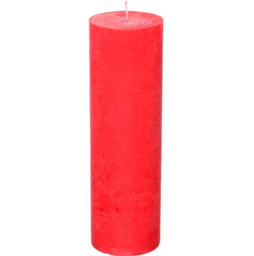 Свічка Pragnis Рустик, 5,5х20 см, червона (C5520-125)