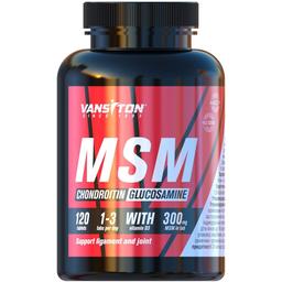 MSM Хондроїтин + Глюкозамін Vansiton 120 таблеток