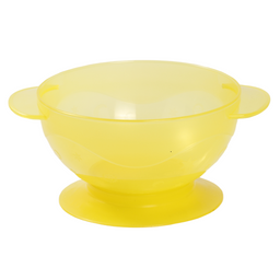 Тарелка на присоске Lindo, 400 мл, желтый (Рк 033 жел)