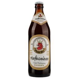 Пиво Plank Hefeweizen светлое, нефильтрованное, непастеризованное, 5,2%, 0,5 л