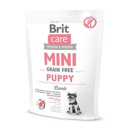 Беззерновий сухий корм для цуценят мініатюрних порід Brit Care GF Mini Puppy Lamb, з ягням, 0,4 кг