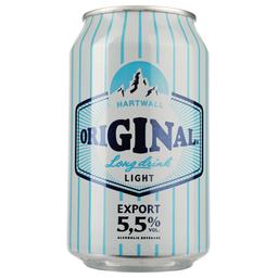 Напиток слабоалкогольный Long Drink Gin Light, ж/б, 5,5%, 0,33 л (839684)