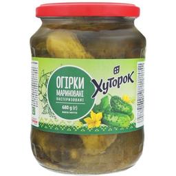 Огурцы Хуторок маринованные по-Херсонски 680 г (747304)