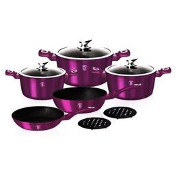 Набір посуду Berlinger Haus Metallic Line Royal Purple Edition, 10 шт (BH 1661N)