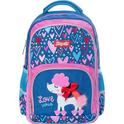 Рюкзак шкільний 1 Вересня S-42 Love XOXO, синий (558238)