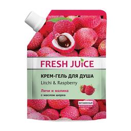 Крем-гель для душа Fresh Juice Litchi & Raspberry, 200 мл