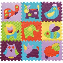 Ігровий килимок-пазл Baby Great Веселий зоопарк, 92х92 см (GB-M129А2)