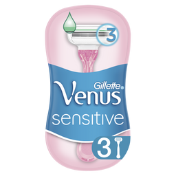 Бритви одноразові Gillette Venus Smooth Sensitive, 3 шт.