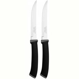Набор ножей Tramontina Felice для стейков, зубчатый, черный, 12,7 см (23494/205)