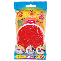 Термомозаика Hama Midi Набор красных бусин, 1000 элементов (207-05)