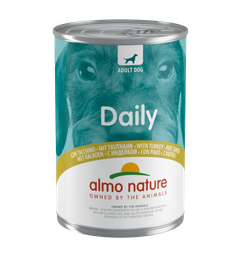 Вологий корм для собак Almo Nature Daily Menu Dog, індичка, 400 г (172)