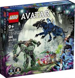 Конструктор LEGO Avatar Нейтири и Танатор против костюма AMP Куорича, 560 деталей (75571)