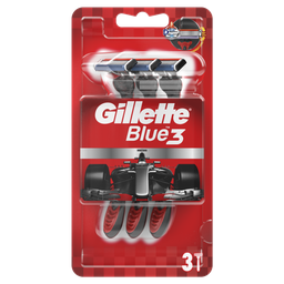 Одноразові станки для гоління Gillette Blue 3 Nitro, 3 шт.