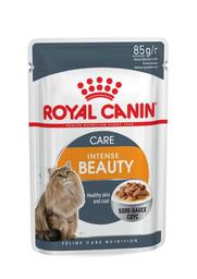 Вологий корм для кішок з чутливою шкірою і проблемною шерстю Royal Canin Intense Beauty, шматочки в соусі, 85 г