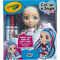 Набір для творчості Crayola Colour n Style, Стильні дівчата, Скай (918938.005)