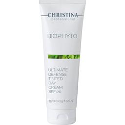 Крем для обличчя денний Christina BioPhyto Ultimate Defense Tinted Day Cream SPF 20 з тоном 75 мл