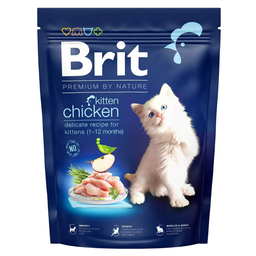Сухой корм для котят Brit Premium by Nature Cat Kitten, 300 г (с курицей)