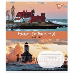 Набір зошитів Yes Escape to the world, в лінію, 18 аркушів, 25 шт. (766607)