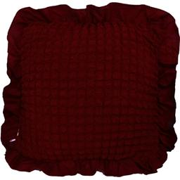 Декоративная подушка Love You с наволочкой, 45х45 см, вишневая (181156)