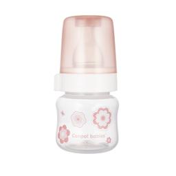 Антиколиковая бутылочка для кормления Canpol babies PP Newborn baby, 60 мл, розовый (57/305_pin)