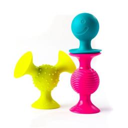 Погремушка-присоска Fat Brain Toys Рipsquigz, 3 шт. (F089ML)