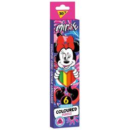 Олівці кольорові Yes Minnie Mouse, 6 кольорів (290650)
