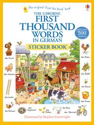 First Thousand Words in German Sticker Book - Heather Amery, німецька мова (9781409580249)