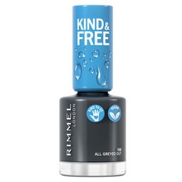 Лак для ногтей Rimmel Kind&Free, тон 158 (All Greyed Out), 8 мл (8000019959408)