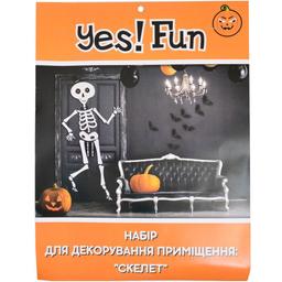 Набор декора Yes! Fun Halloween Скелет для декорирования помещения (973531)