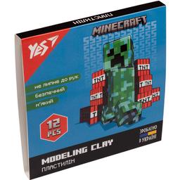 Пластилін Yes Minecraft, 12 кольорів, 240 г (540622)