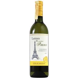 Вино Maison Bouey Lettres de France Colombard Chardonnay, біле, сухе, 11,5%, 0,75 л (8000015030427)