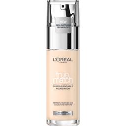 Легкий тональний крем для обличчя L'Oreal Paris True Match Super Blendable Foundation з гіалуроновою кислотою відтінок 1N 30 мл