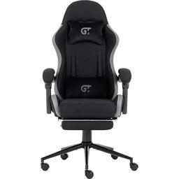 Геймерское кресло GT Racer черное с серым (X-2324 Fabric Black/Gray)