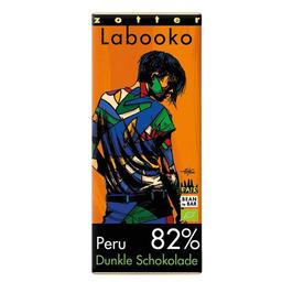 Шоколад черный Zotter Labooko Peru 80% Dark Chocolate органический 70 г (2 шт. х 35 г)