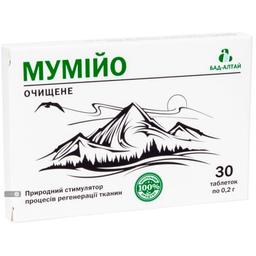 Харчова добавка Бад-Алтай Муміє очищене, 0.2 г, 30 таблеток