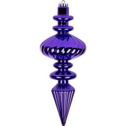 Новогодняя игрушка Novogod'ko Сосулька 23 cм глянцевая фиолетовая (974093)