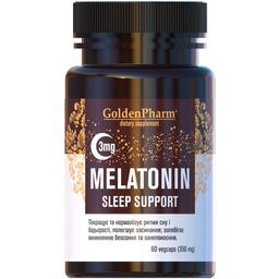Мелатонин Melatonin Sleep Support Golden Pharm 3 мг 60 шт.