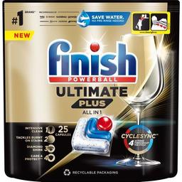 Капсули для посудомийних машин Finish Ultimate Plus All in 1, 25 шт.