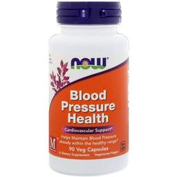 Добавка для нормалізації артеріального тиску Now Blood Pressure Health 90 капсул