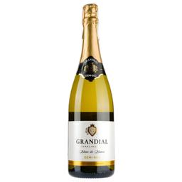 Ігристе вино Les Grands Chais de France Grandial, Blanc de Blancs, біле, напівсухе, 11%, 0,75 л