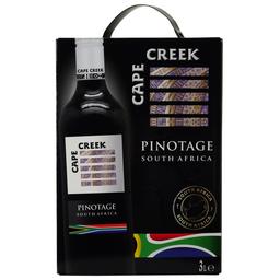 Вино Cape Creek Pinotage, червоне, сухе, 3 л