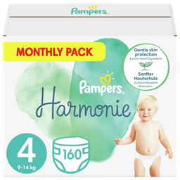 Подгузники Pampers Harmonie 4 (9-14 кг), 160 шт.