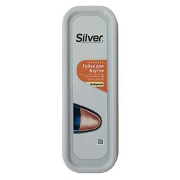 Губка-блиск для взуття Silver стандартна, натуральна, 35х115 мм