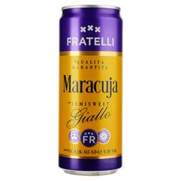 Напій винний Fratelli Maracuja Giallo, 6,9%, ж/б, 0,33 л