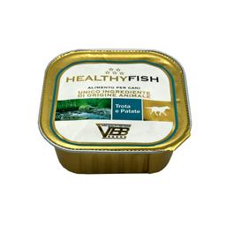 Монопротеиновый влажный корм для собак склонных к аллергии Healthy Fish, с форелью и картошкой, 150 г