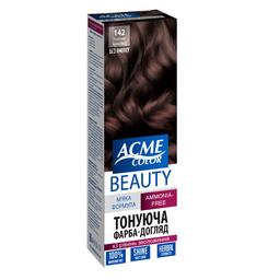 Гель-фарба для волосся Acme-color Beauty, відтінок 142 (Чорний шоколад), 69 г